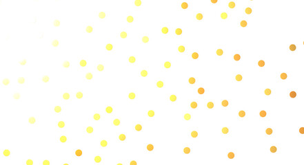 Golden confetti falling down isolated on transparent background. - PNG transparent