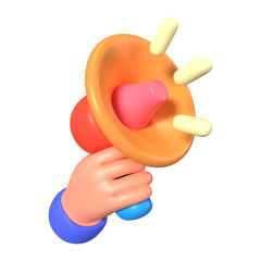 Promotion Speaker 3D Illustration Icon