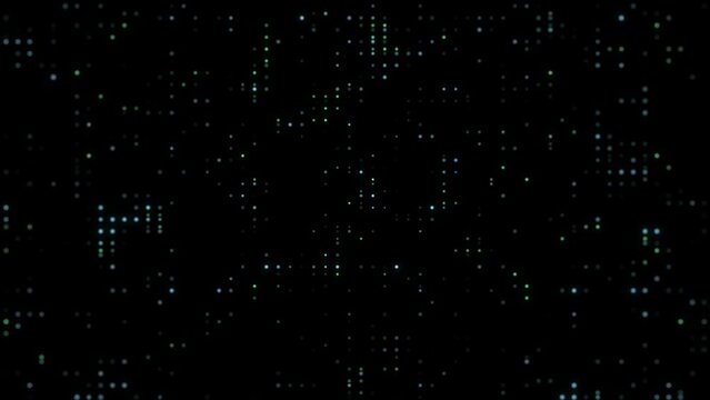 ピクセル 光 ネオン装飾 ドット BG02_02