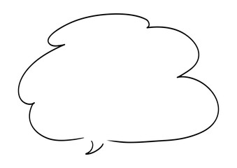 ペンの手描き吹き出し