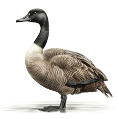goose isolated on white