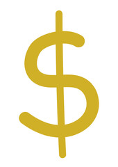 golden dollar sign
