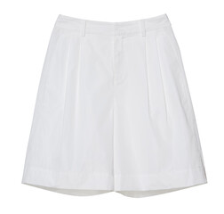 white short pant isolated on transparent background