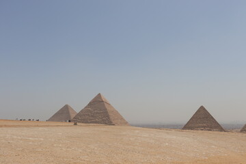 Fototapeta na wymiar Pirámides egipcias