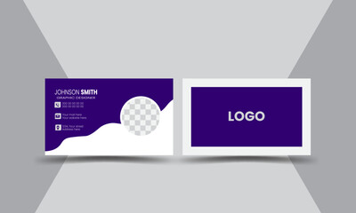 
Double-sided creative Modern business card design.