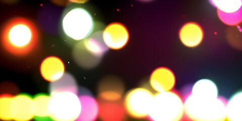 Obraz premium bokeh glowing blurry background wallpaper, Generative AI