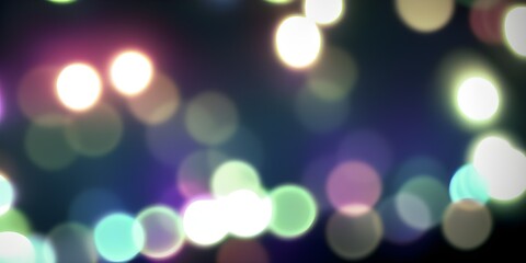 Fototapeta premium bokeh glowing blurry background wallpaper, Generative AI