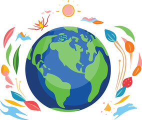 Amazing and Classic Earth Logos Earth Vectors for Business NGOs etc