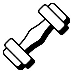 A trendy vector design of dumbbells