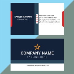 Vector Editable Corporate and Professional Business Card Design