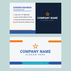Vector Editable Corporate and Professional Business Card Design
