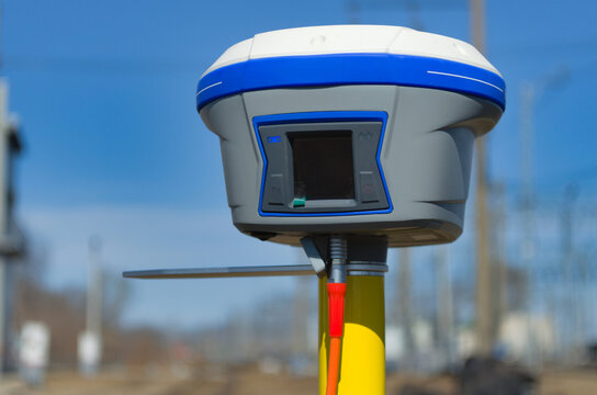 High precision RTK GNSS receiver running on survey  as base station