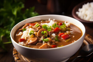 bowl of gumbo