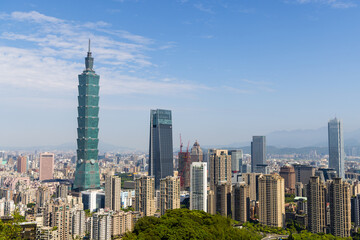 Fototapeta na wymiar Taipei city landmark