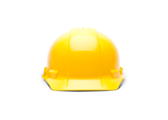 Yellow Hard Hat Isolated -Transparent PNG