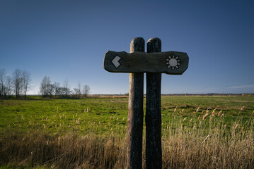 TO THE SUN - Marking of the tourist trail 