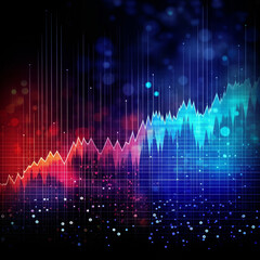 Business data and web technology background Generative AI