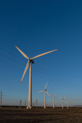 Conceptual plot about green energy and wind energy