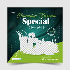 Food banner social media post template ads. Editable social media templates for promotions. Layout design for marketing on social media.