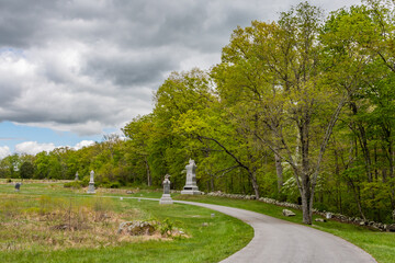 A Spring Walk in the Wheatfield, Gettysburg Pennsylvania USA