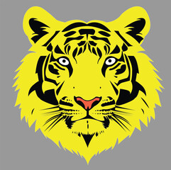 tiger head vector, A TIGER VECTOR ART WORK, TIGER HEAD ART