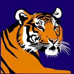 tiger vector,a tiger artwork