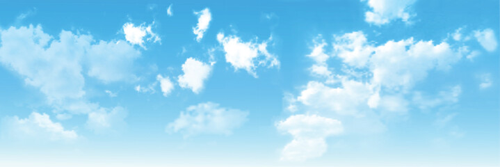 Background with clouds on blue sky. Blue Sky vector - 599669894