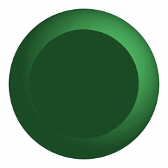 The circle is green.