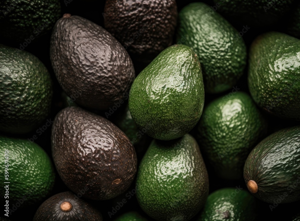 Poster avocado also refers to the avocado tree's fruit, which is botanically a large berry containing a sin