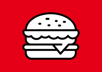 vector hamburger illustration designs