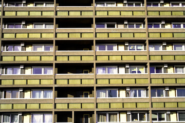 Fototapeta premium Front detail view of a council building