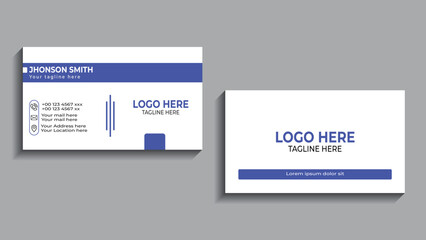 Modern Business Card - Creative and Clean Business Card Template.