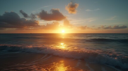 Naklejka premium sea wave