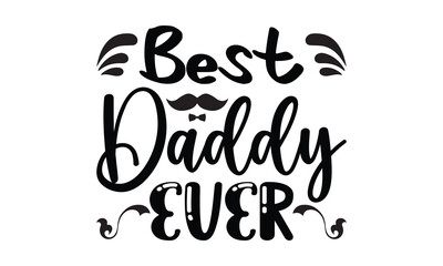 Father's Day" T-shirt design vector.