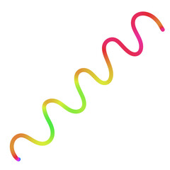 Colorful lines dots shapes doodle