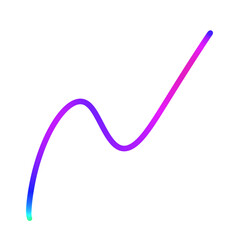 Colorful lines dots shapes doodle