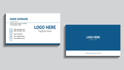 Modern Business Card - Creative and Clean Business Card Template.