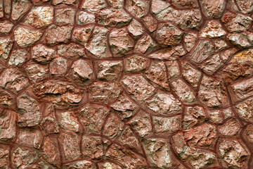 red stone wall texture art nouveau