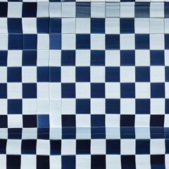 A checkerboard pattern of squares in alternating shades of blue and green1, Generative AI