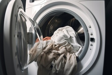 illustration, a washing machine,generative ai