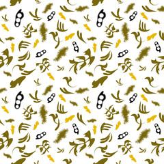 Fototapeta premium Geometrie, Pattern, Muster, Stoff, Papier, Vektor Grafik