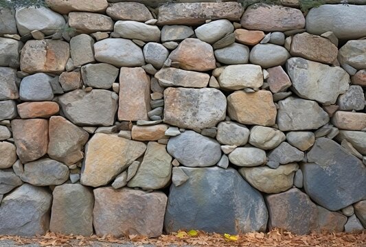 stone wall background, generative ai