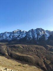 mountain with sky