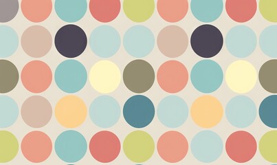  a multicolored polka dot pattern on a white background.  generative ai - obrazy, fototapety, plakaty
