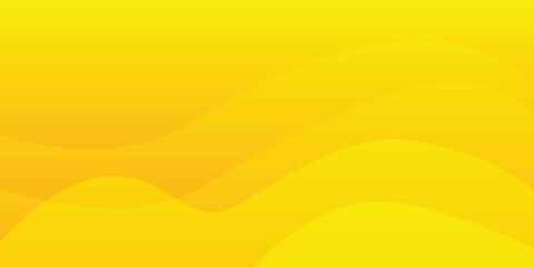 A yellow background with waves in the middle.