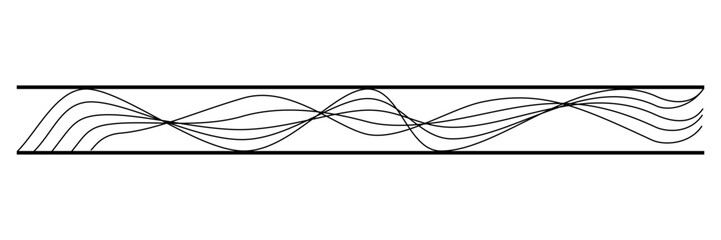 Geometric pattern design - Intricate, decorative and ornamental illustration in black and white 
