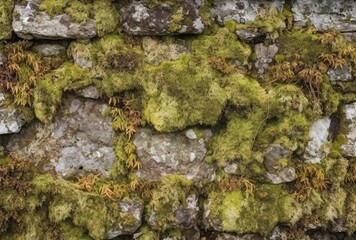 lichen on bark, generative ai