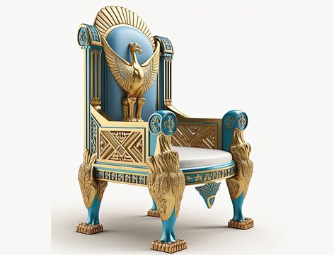 Ancient egyptian throne sales chair