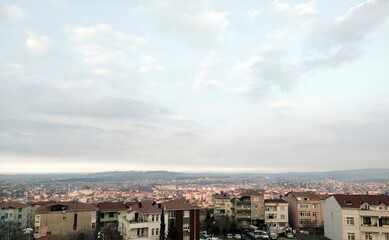 Fototapeta na wymiar View of Istanbul from Camlica Hill