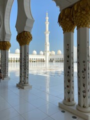 Große Moschee in Abu Dhabi (vereinigte Arabische Emirate)